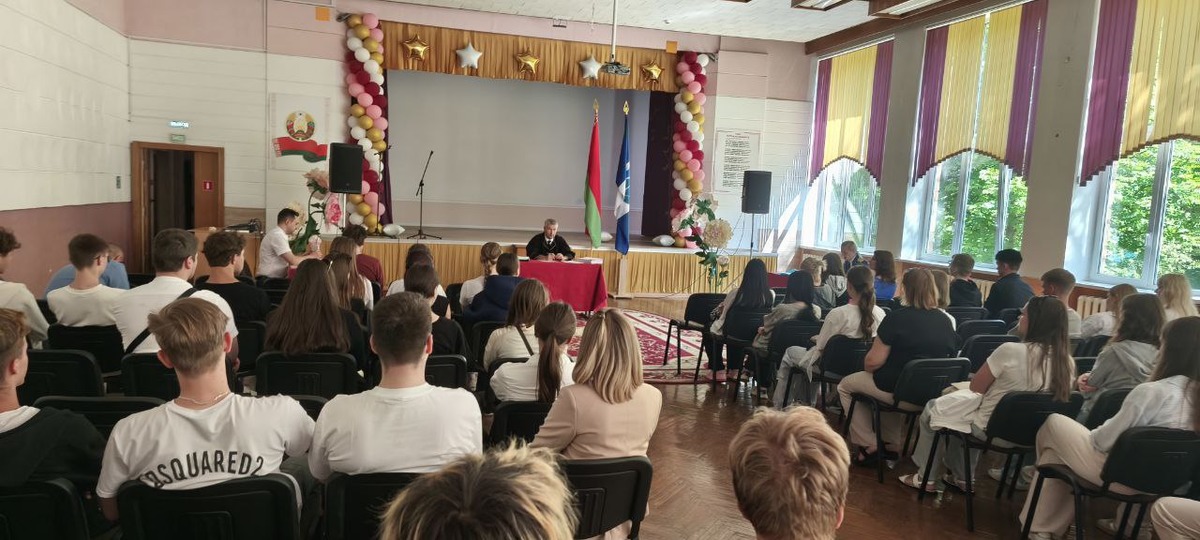 Суд в СШ №9 Бреста 26 июня 2025 года. Фото суда Ленинского района Бреста