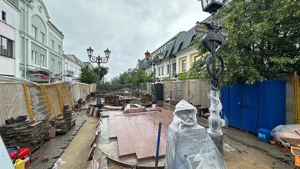 Улица Советская, где ко Дню города появится новый арт-объект. Фото: «Любимый Брест».