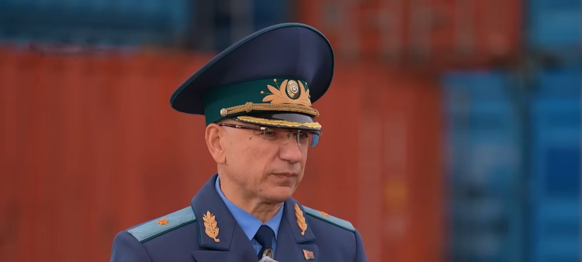 Председатель Государственного таможенного комитета Беларуси Владимир Орловский. Скриншот видео СТВ