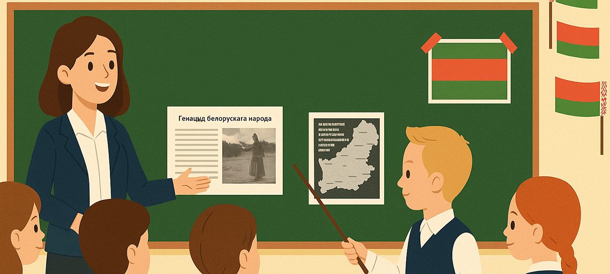 дети изучают геноцид беларуского народа в школе