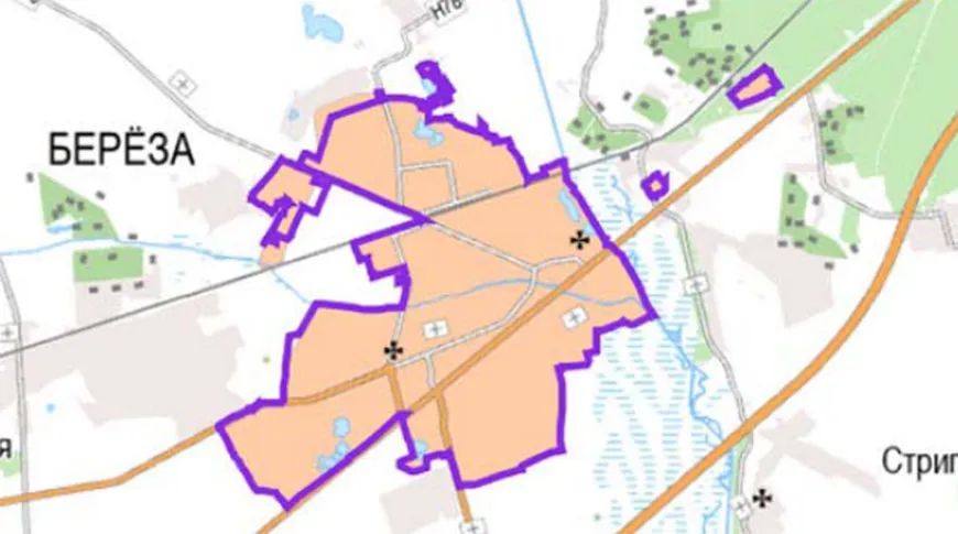 Граница одного из упраздненных сельсоветов на Брестчине.