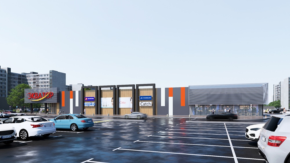 Парковка в архитектурно-планировочной концепции новых зданий ТРЦ «Экватор» в Бресте.
