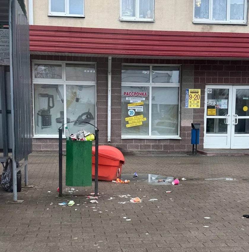 смеццевая звалка ў горадзе мусорная свалка в городе