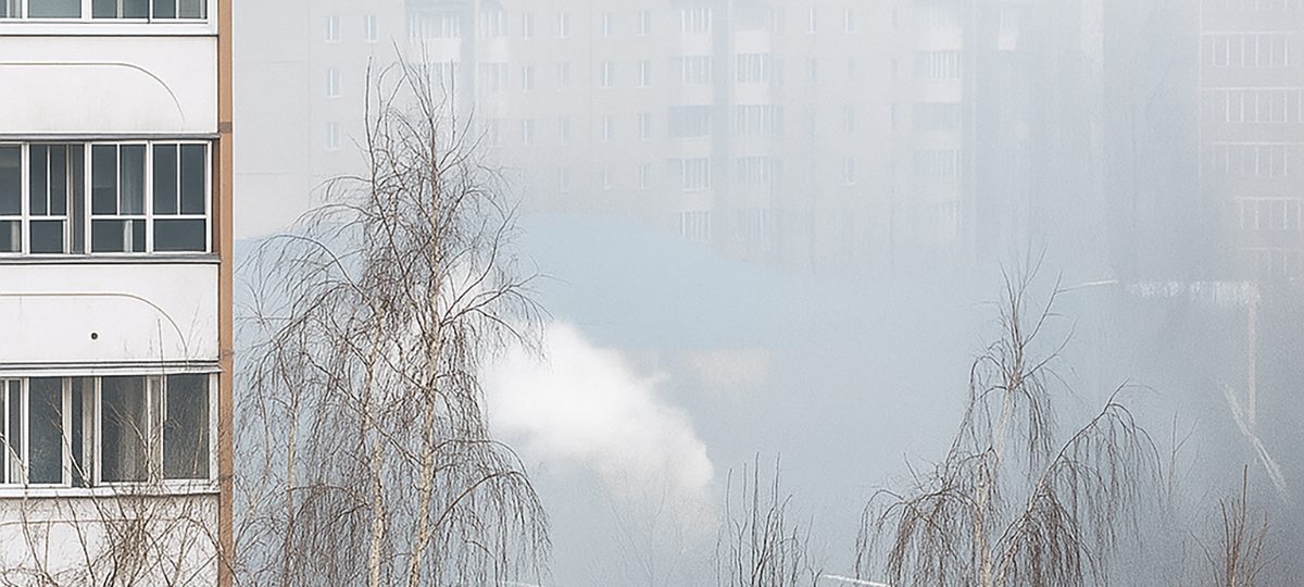 дым на вуліцах