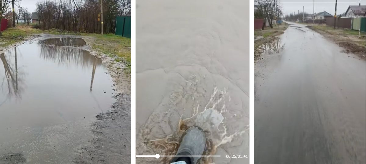 Заспа, дорога, асфальт