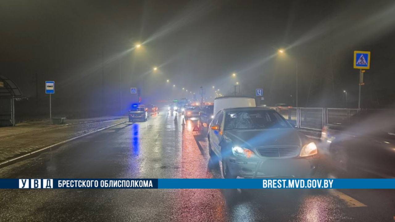 ДТП на Радужной в Бресте.