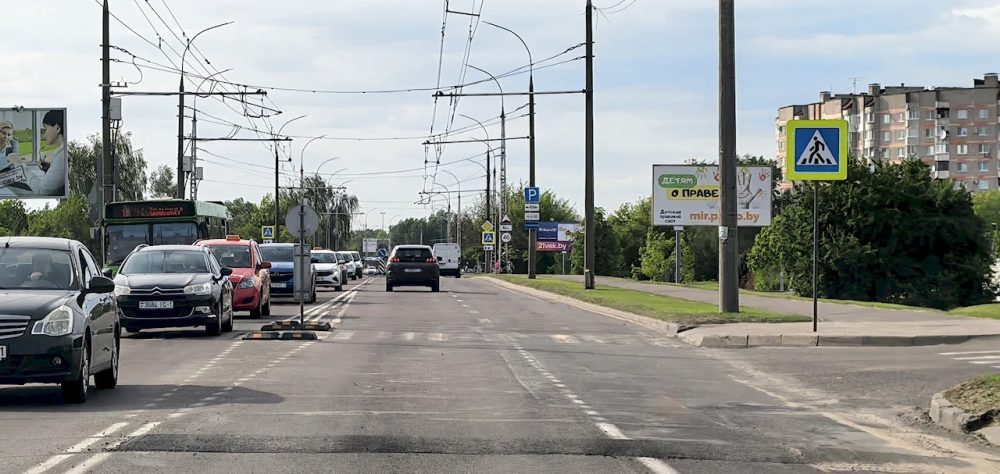 Новая искусственная неровность на улице 28 Июля в Бресте