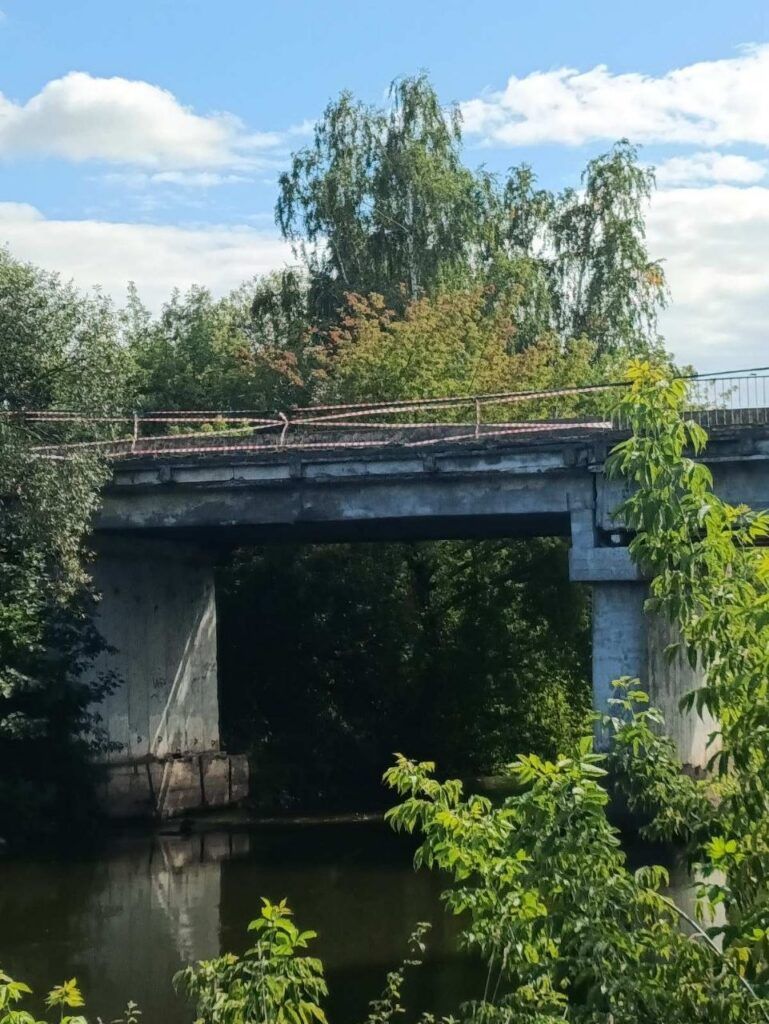 Мост в Новом Дворе в Минском районе